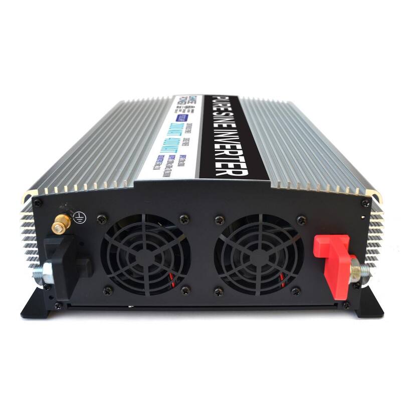 GoWISE USA 3-Outlet Pure Sine Wave Inverter 2,000-Watt Continuous/4,000-Watt Peak with 5-Volt USB Port - PS1003