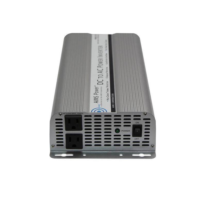 AIMS POWER 2,500-Watt Modified Sine Inverter 12-Volt DC to 120-Volt AC - PWRB2500