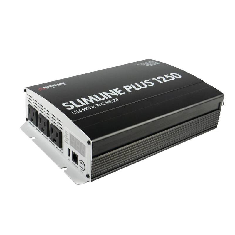 Wagan Tech SlimLine Plus 1250-Watt Power Inverter with Remote Control - EL3732