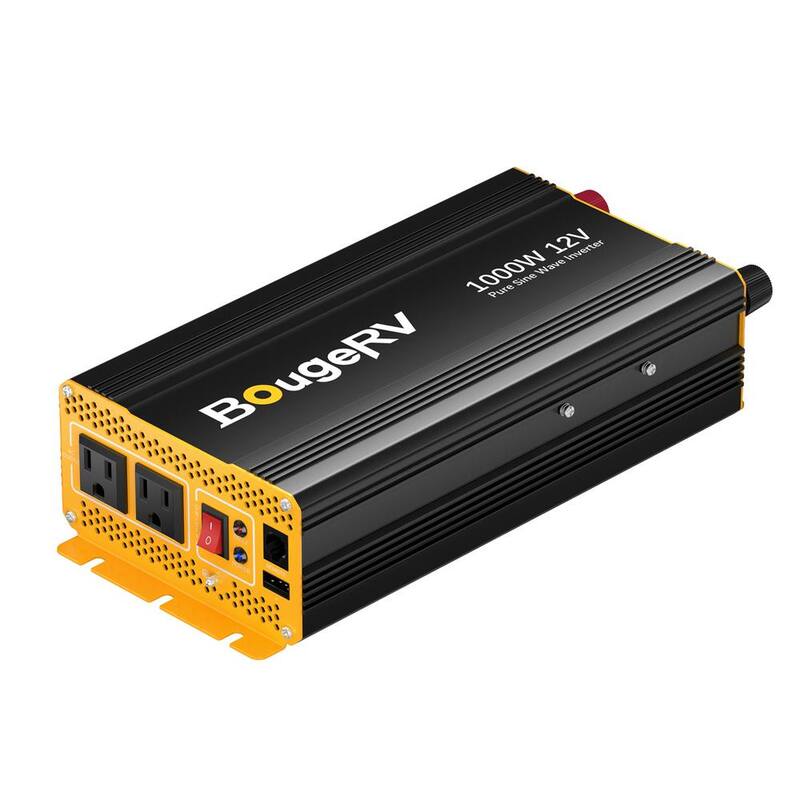 BougeRV 1000-Watt Pure Sine Wave Inverter - HD252