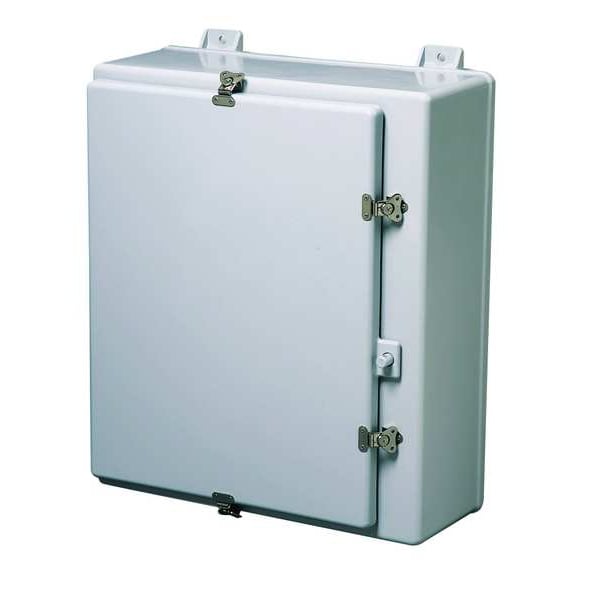 Wiegmann Fiberglass Electrical Enclosures, 48.33 in H, 13-1/2 in D, 36 in W, NEMA 4X, 12, Hinged - HW-N4X483612CH