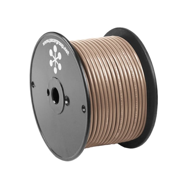 Pacer Group Pacer Tan 14 AWG Primary Wire, 100' - WUL14TN-100