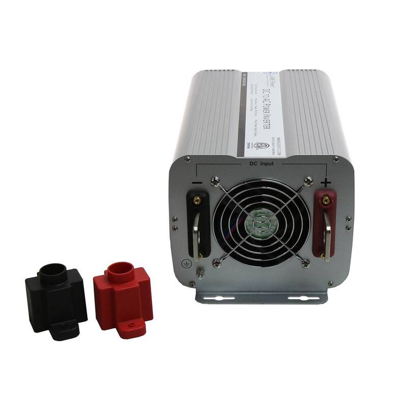 AIMS POWER 3,600-Watt Modified Sine Inverter 12-Volt DC to 120-Volt AC ETL Listed to UL 458 - PWRINV360012120W