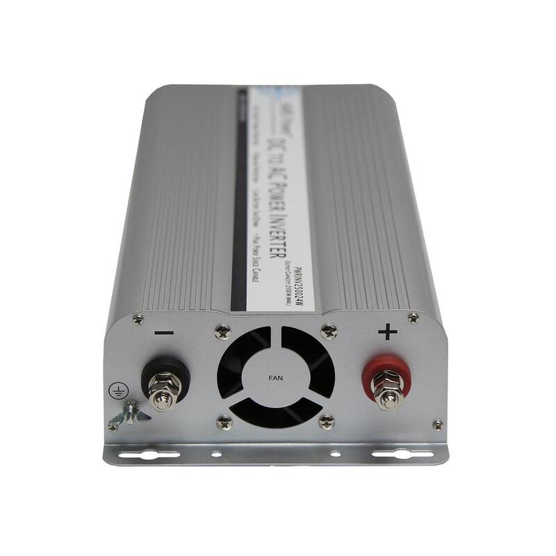 AIMS POWER 2,500-Watt Modified Sine Inverter 12-Volt DC to 120-Volt - PWRINV250012W