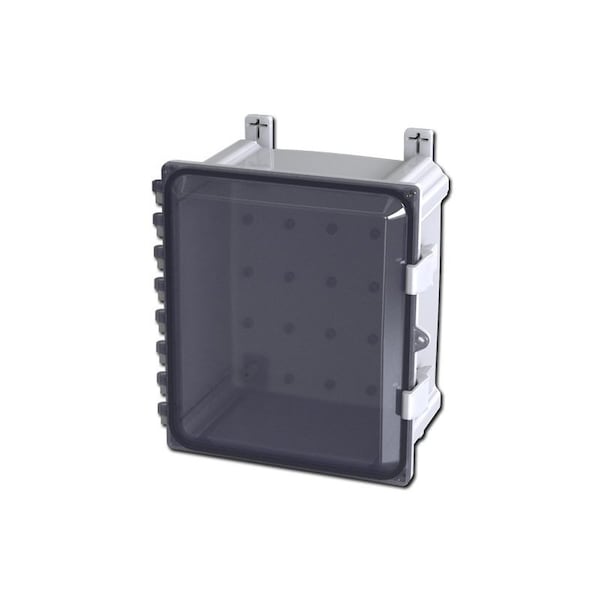 Saginaw Control & Engineering Polycarbonate Electrical Enclosures, 13.40 in H, 7.86 in D, 12.68 in W, NEMA 3R, 4, 4X, 12, 13 - SCE-1210PCW