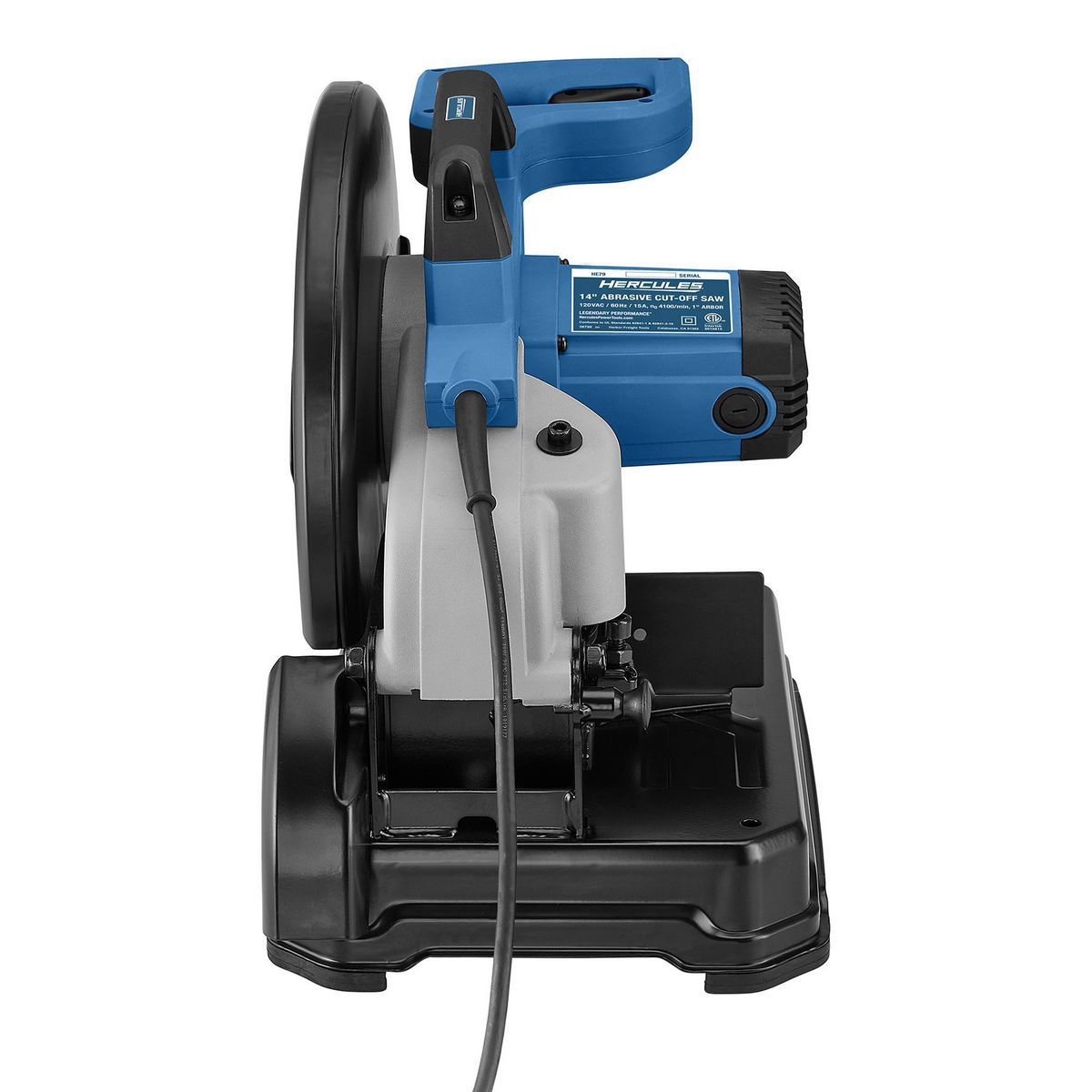 Hércules 15 amperios 4.3 HP 14 pulgadas Sierra de corte abrasiva - 56790