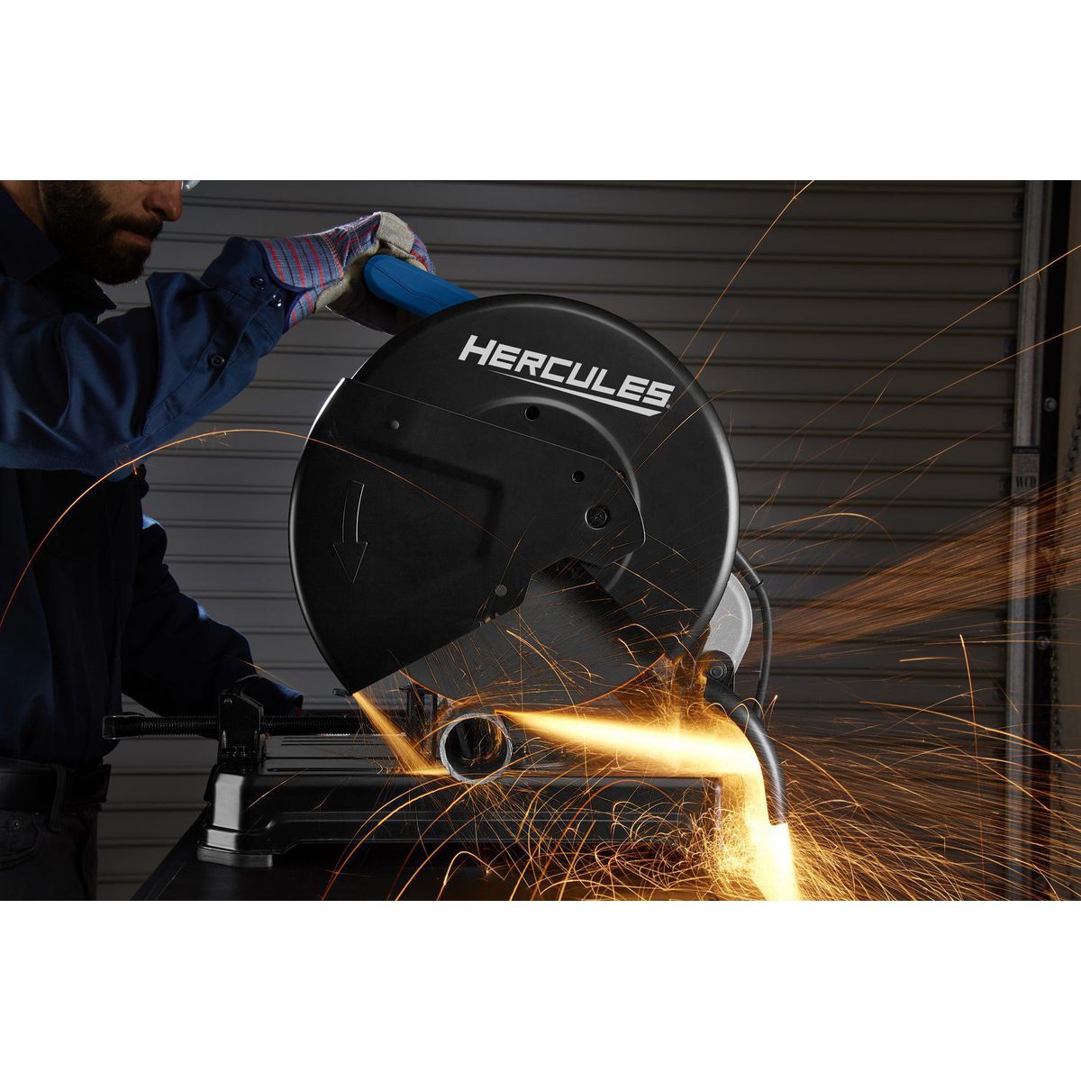 Hércules 15 amperios 4.3 HP 14 pulgadas Sierra de corte abrasiva - 56790