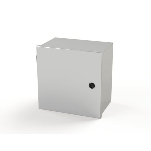 Saginaw Control & Engineering Carbon Steel Electrical Enclosures, 12 in H, 8 in D, 12 in W, NEMA 1 - SCE-12N1208LP