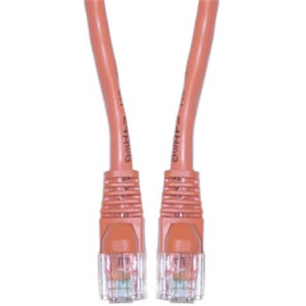 Cable Wholesale CableWholesale 10X8-33325 Cat6 Orange Ethernet Crossover Cable  Snagless Molded Boot  25 foot - 10X8-33325