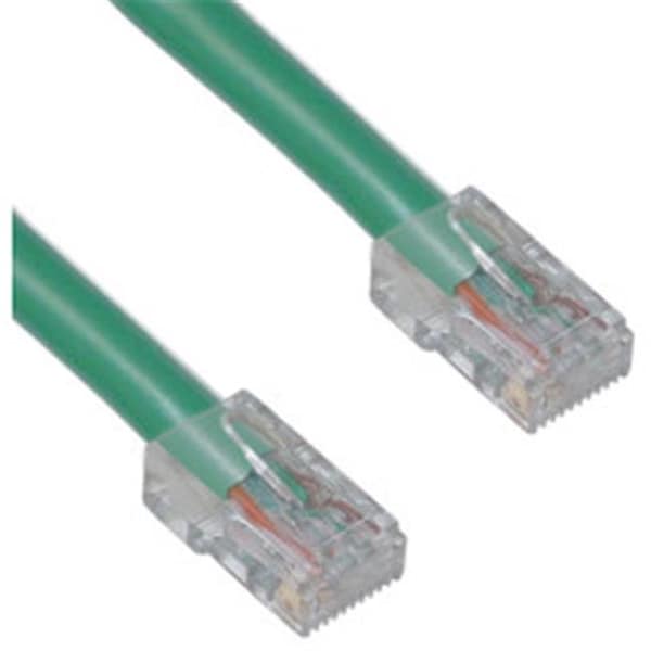 Cable Wholesale CableWholesale 10X8-15114 Cat6 Green Ethernet Patch Cable  Bootless  14 foot - 10X8-15114