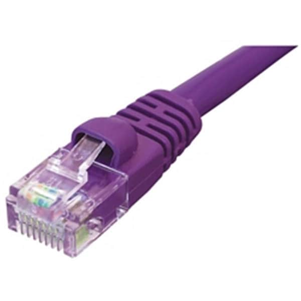 Ziotek Inc Ziotek 119 5337 CAT5e Enhanced Patch Cable; with Boot 3ft; Purple - 119 5337