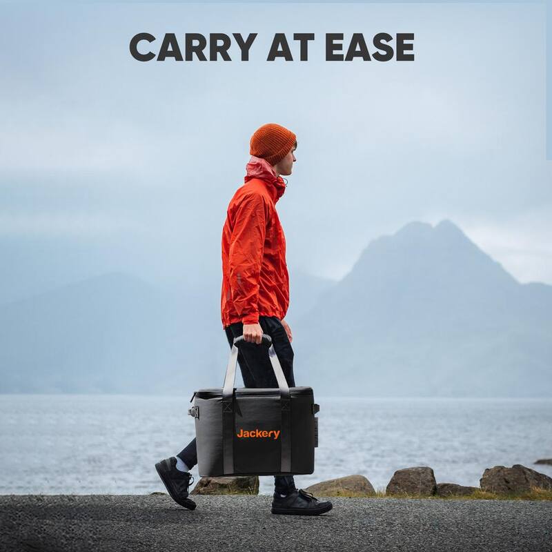 Jackery Carrying Case Bag (M Size) for Explorer 880/1000 Pro - Black (Power Station Not Included) - Bag Medium Size