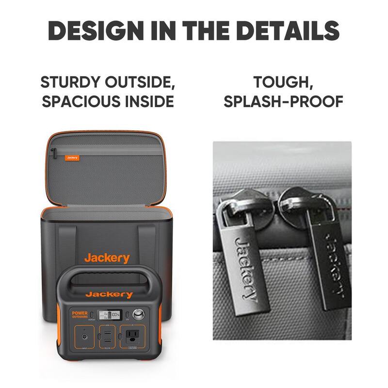 Jackery Carrying Case Bag (S Size) for Explorer 290/550, Black (Power Station Not Included) - Bag Small Size
