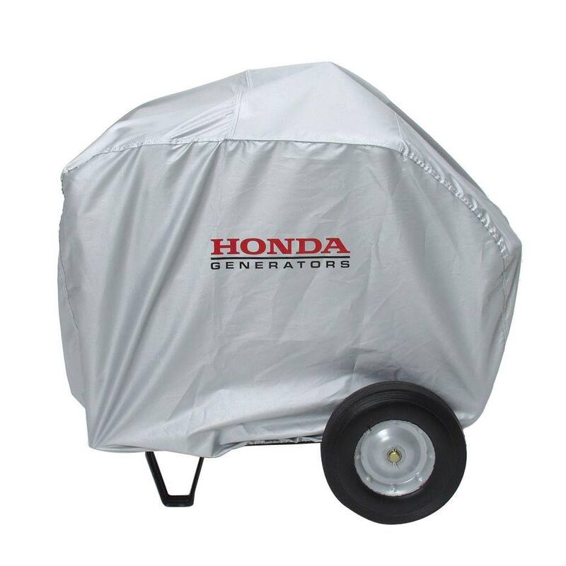 Honda Universal Large Generator Cover in Silver and Folding Handle Wheel Kit Models - 08P57-Z25-500