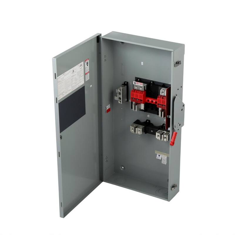 Siemens Heavy Duty 400 Amp 240-Volt Double Pole Outdoor Fusible Safety Switch - HF225NRA