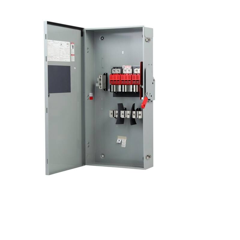 Siemens Heavy Duty 600 Amp 240-Volt 3-Pole Outdoor Fusible Safety Switch - HF326NRA