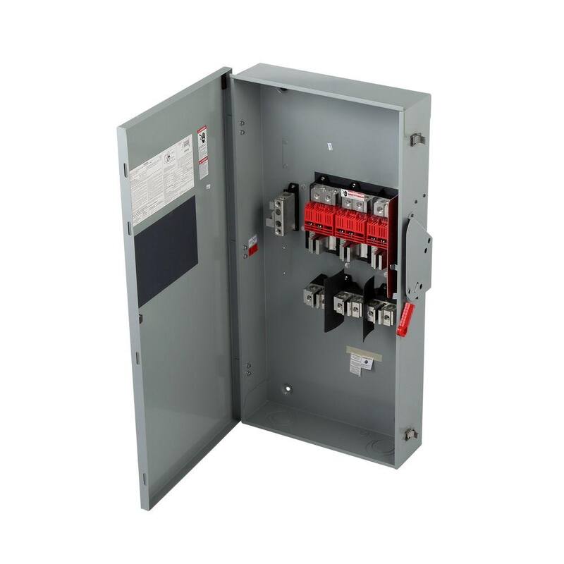Siemens General Duty 400 Amp 240-Volt 3-Pole Outdoor Fusible Safety Switch - GF325NRA