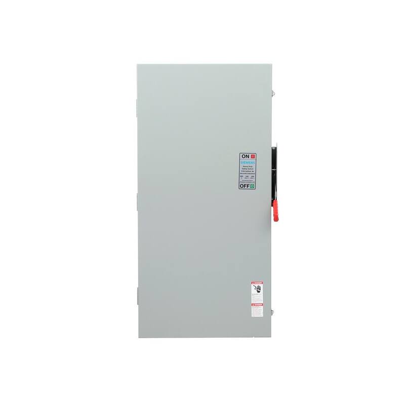 Siemens Heavy Duty 600 Amp 240-Volt Double Pole Outdoor Fusible Safety Switch - HF226NRA