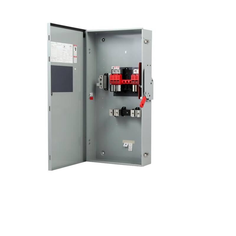 Siemens Heavy Duty 600 Amp 240-Volt Double Pole Outdoor Fusible Safety Switch - HF226NRA