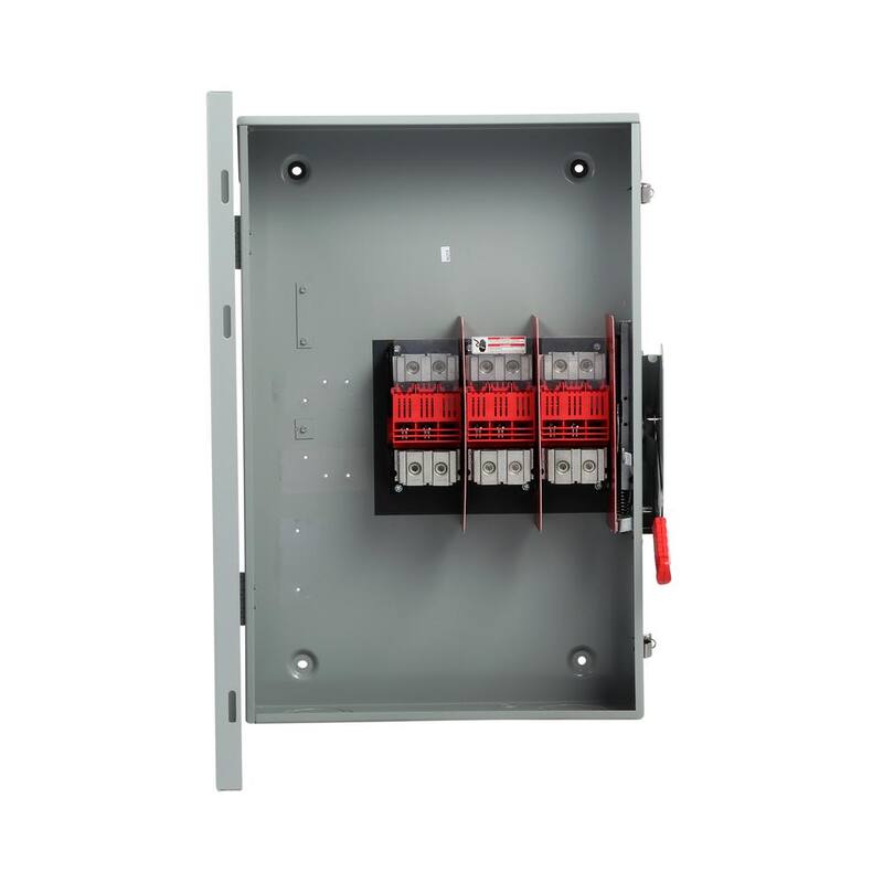 Siemens Heavy Duty 400 Amp 600-Volt 3-Pole Outdoor Non-Fusible Safety Switch - HNF365RA