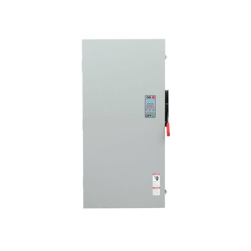 Siemens General Duty 600 Amp 240-Volt Double Pole Outdoor Fusible Safety Switch - GF226NRA