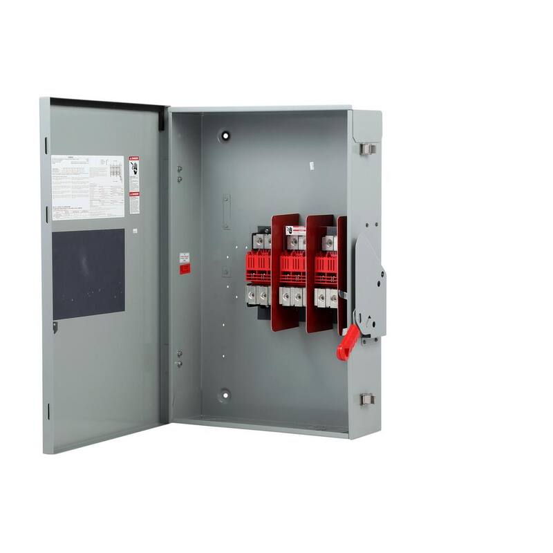 Siemens Heavy Duty 600 Amp 600-Volt 3-Pole Outdoor Non-Fusible Safety Switch - HNF366RA