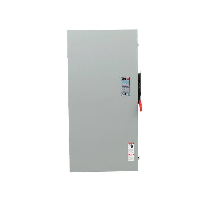 Siemens General Duty 600 Amp 240-Volt 3-Pole Indoor Fusible Safety Switch - GF326NA