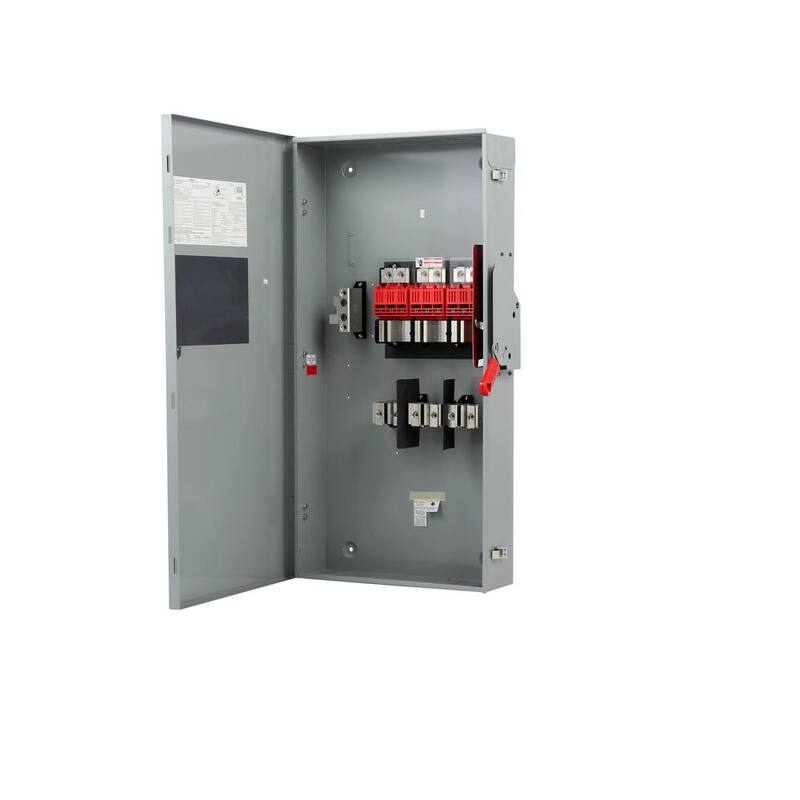Siemens General Duty 600 Amp 240-Volt 3-Pole Indoor Fusible Safety Switch - GF326NA