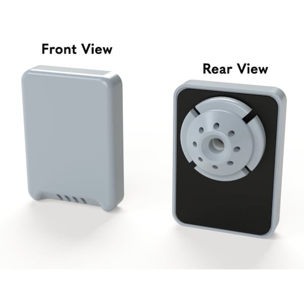 Saginaw Control & Engineering Breather Vent, 2-3/4 in. H x 2 in. W x 1-1/2 in. L, Polycarbonate - SCE-BVK