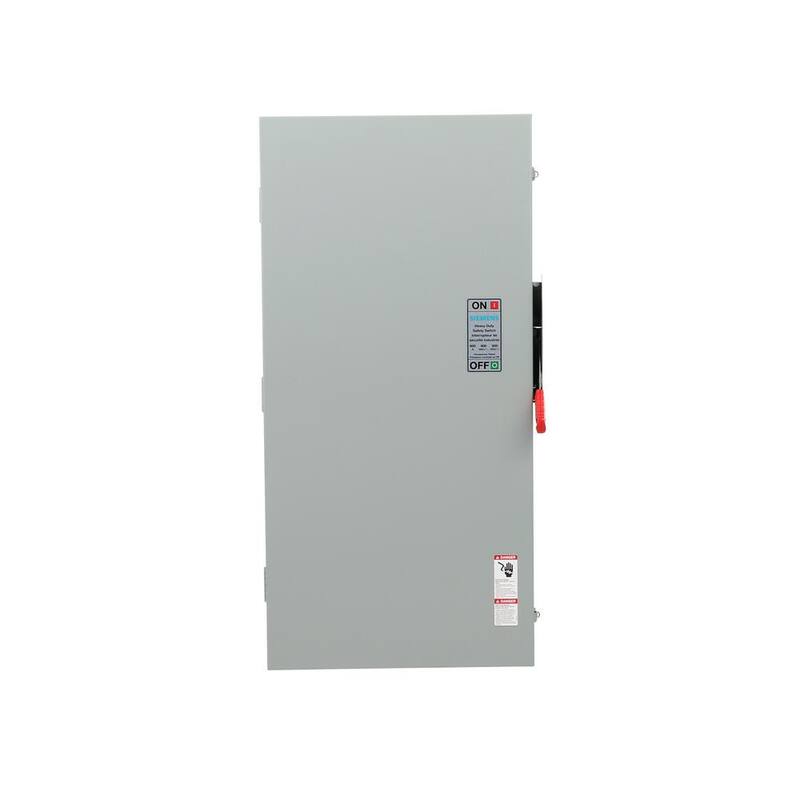 Siemens Heavy Duty 600 Amp 600-Volt 3-Pole Outdoor Fusible Safety Switch - HF366RA