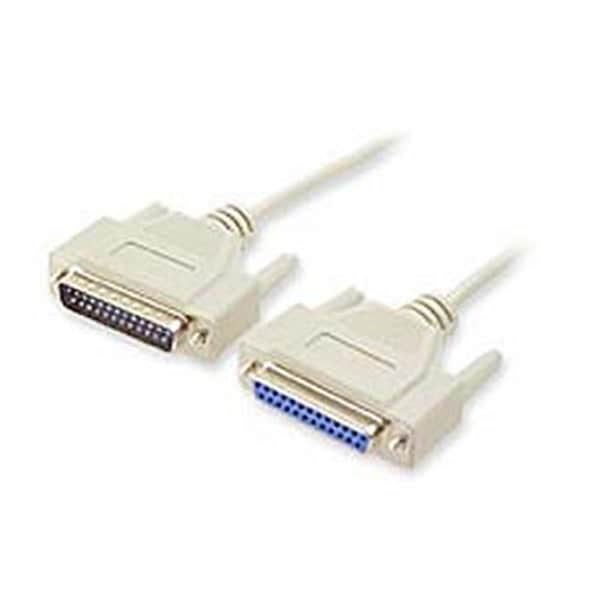 Fivegears RS232 Cable DB25 Male to Female Mld 10ft - FI67290