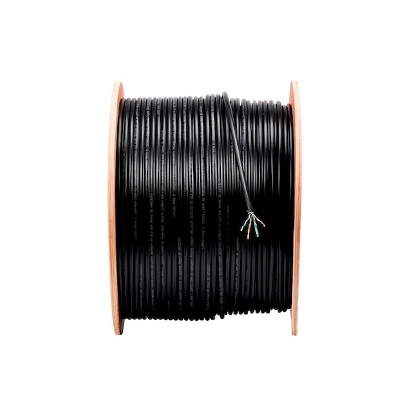 Monoprice Cat5e Ethernet Bulk Cable - Outdoor Gel-filled Direct Burial_ UTP_ Sol - 21868