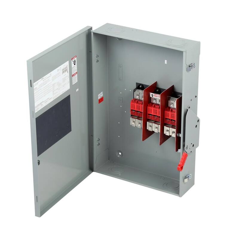 Siemens Heavy Duty 400 Amp 600-Volt 3-Pole Indoor Non-Fusible Safety Switch - HNF365A