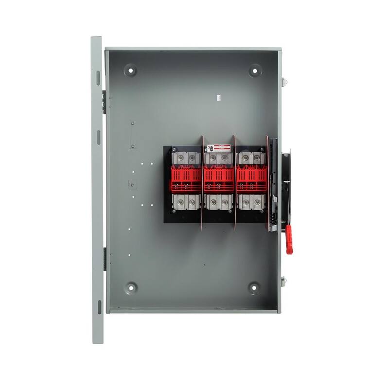 Siemens Heavy Duty 400 Amp 600-Volt 3-Pole Indoor Non-Fusible Safety Switch - HNF365A