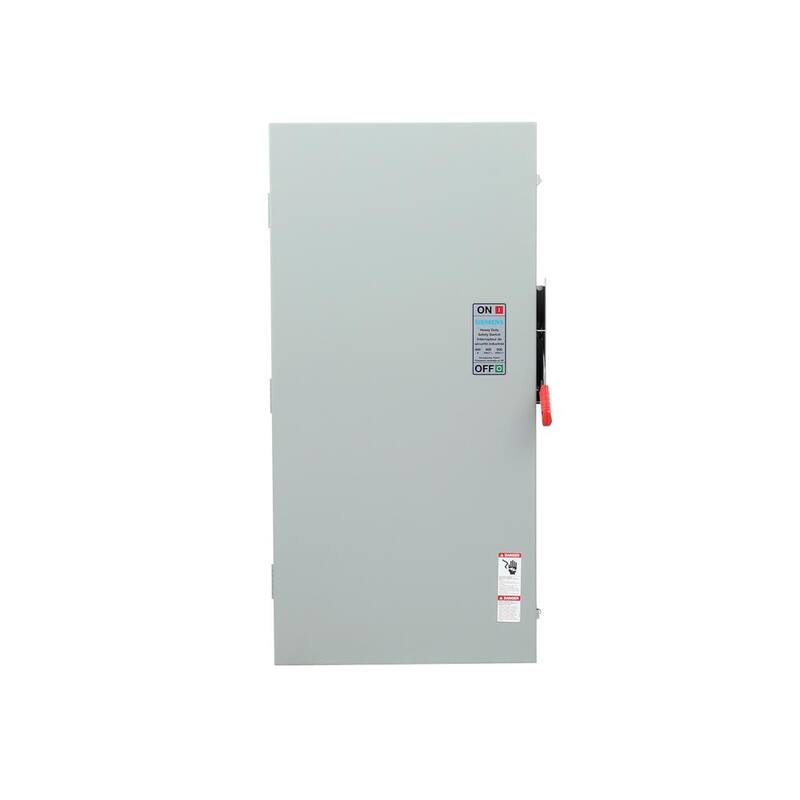 Siemens Heavy Duty 400 Amp 600-Volt 3-Pole Indoor Fusible Safety Switch - HF365A