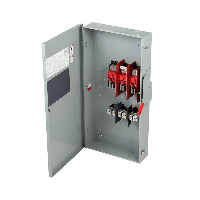 Siemens Heavy Duty 400 Amp 600-Volt 3-Pole Indoor Fusible Safety Switch - HF365A