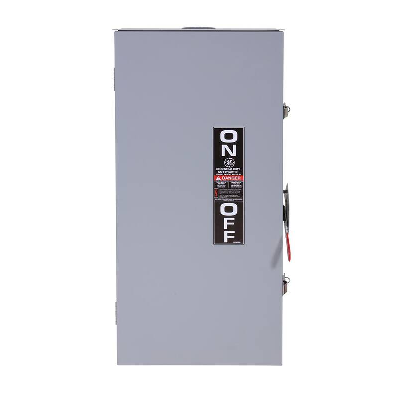 GE 200 Amp 240-Volt Non-Fused Outdoor General-Duty Safety Switch - TGN3324R