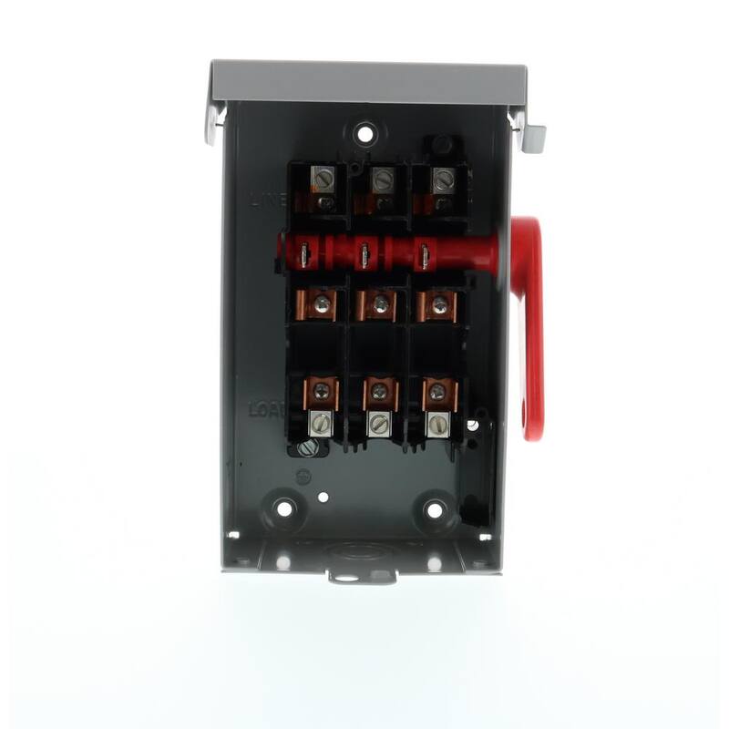 Siemens General Duty 30 Amp 2-Pole 3-Wire 240-Volt Fusible Indoor Safety Switch RBPU - GF221NAU