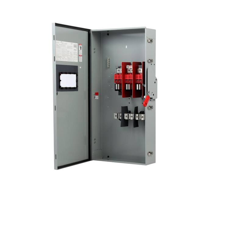 Siemens Heavy Duty 400 Amp 600-Volt 3-Pole Type 12 Fusible Safety Switch with Window - HF365JWA