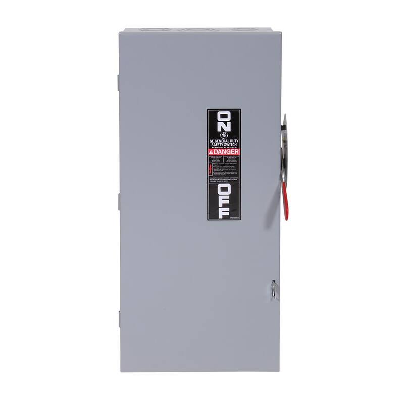 GE 100 Amp 240-Volt Non-Fuse Indoor Safety Switch - TGN3323
