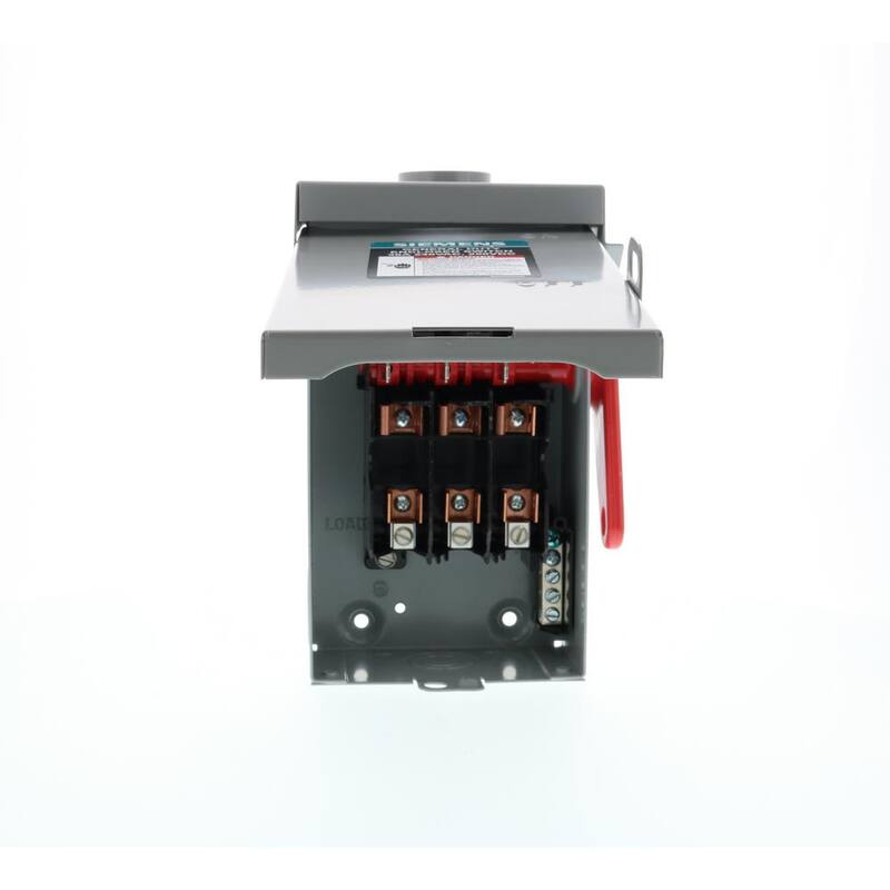 Siemens General Duty 30 Amp 3-Pole 4-Wire 240-Volt Fusible Outdoor Safety Switch - GF321NRA