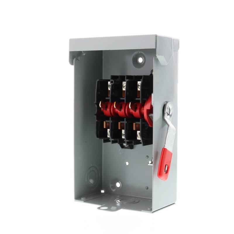 Siemens General Duty 60 Amp 3-Pole 3-Wire 240-Volt Non-Fusible Indoor Safety Switch - GNF322A