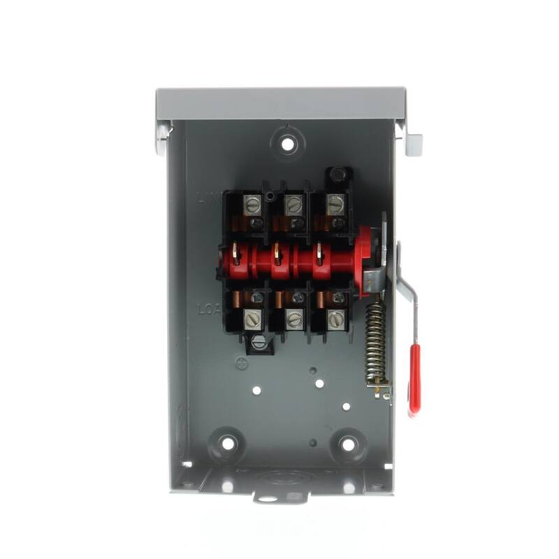 Siemens General Duty 60 Amp 3-Pole 3-Wire 240-Volt Non-Fusible Indoor Safety Switch - GNF322A