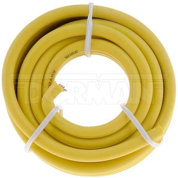 Motormite 10 Gauge Yellow Primary Wire- Card, 85706 - 85706