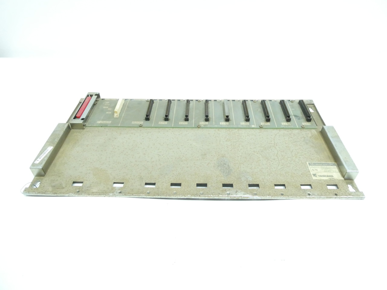 YASKAWA JRMSI-MB70 MEMOCON-SC 10 SLOT RACK BACKPLANE CHASSIS MODULE