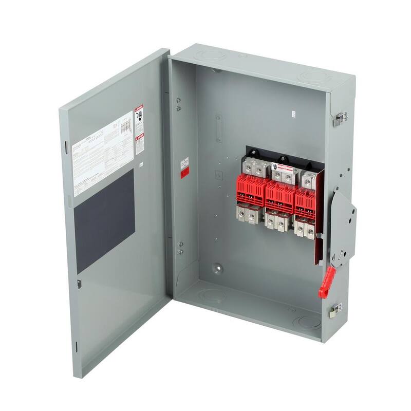 Siemens General Duty 400 Amp 240-Volt 3-Pole Indoor Non-Fusible Safety Switch - GNF325A