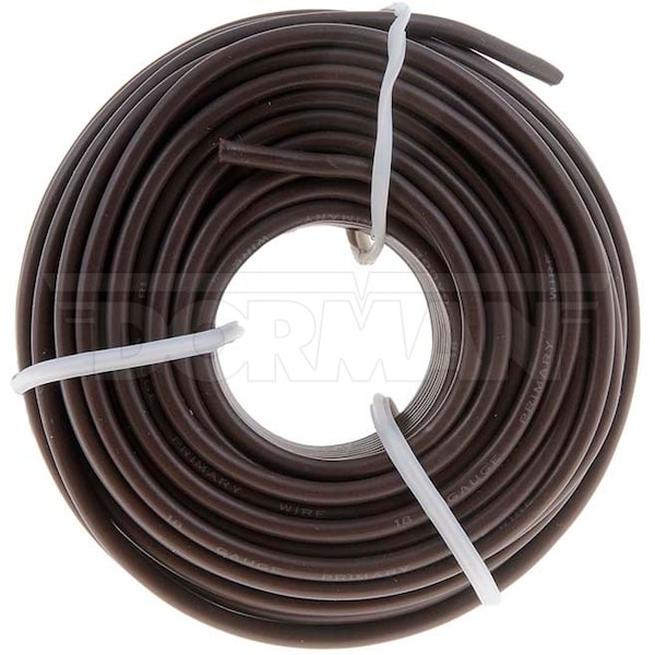 Motormite 18 Gauge Brown Primary Wire- Card, 85733 - 85733