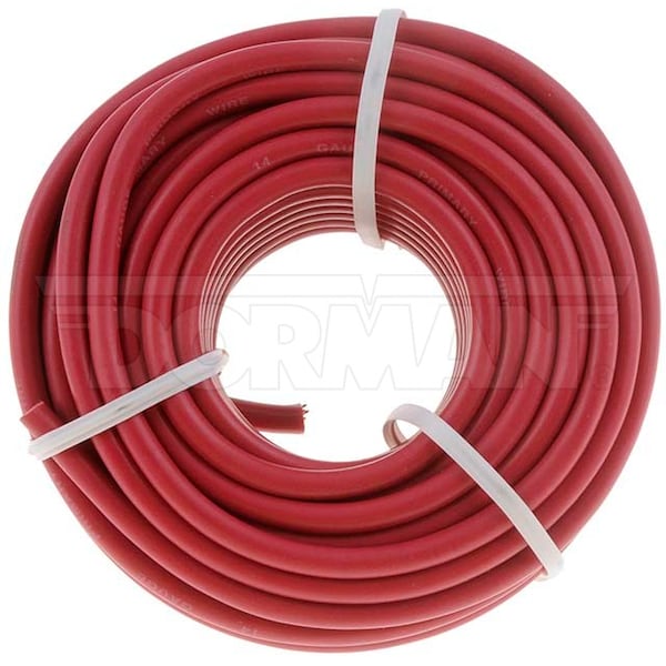 Motormite 14 Gauge Red Primary Wire- Card, 85716 - 85716