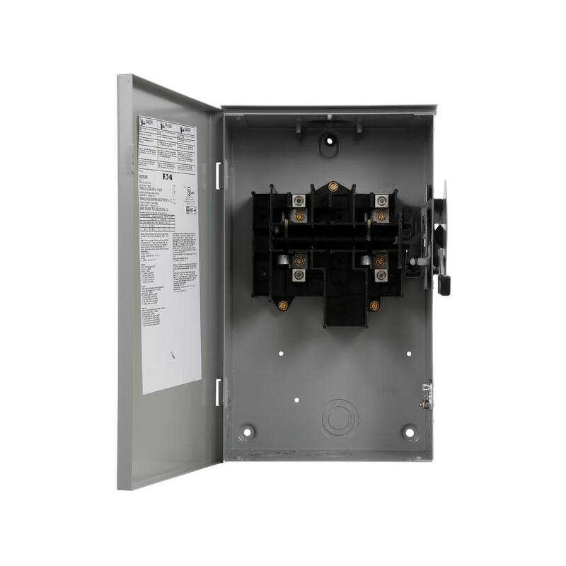 Eaton General Duty 60 Amp Non-Fusible Outdoor Safety Switch - DG222URB