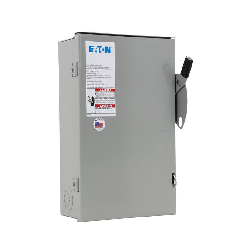 Eaton General Duty 60 Amp Non-Fusible Outdoor Safety Switch - DG222URB